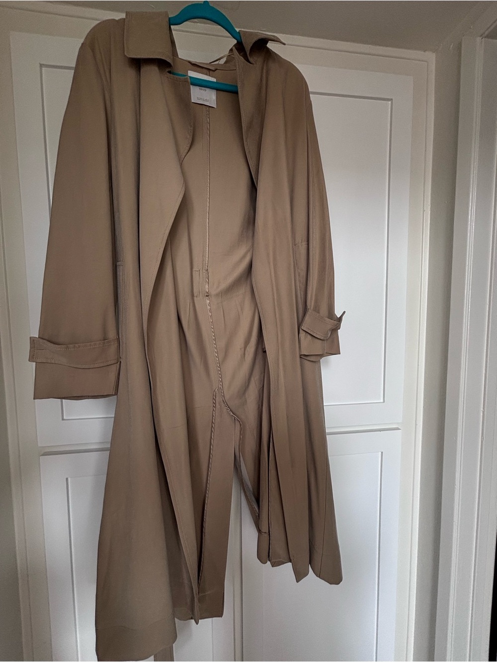Mango Women's Trench Coat in Tan
